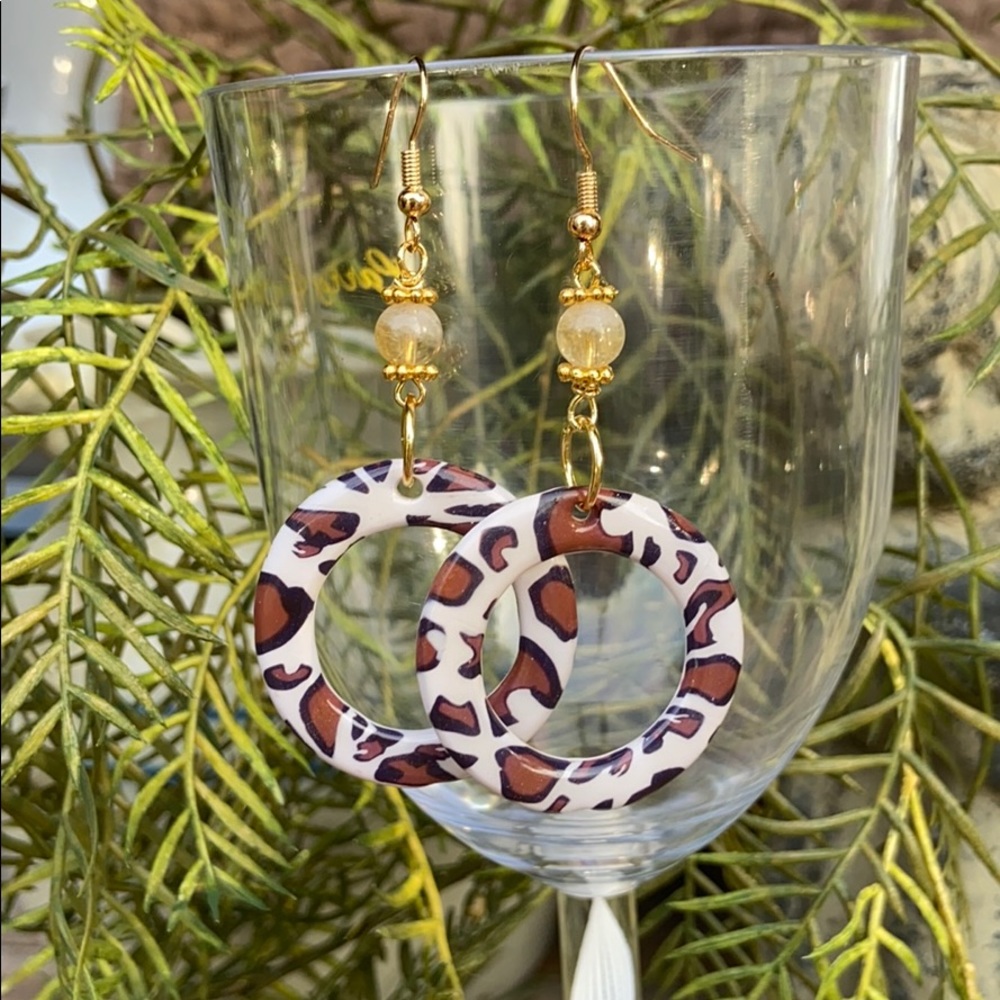 “Gemstone and the Wild” Earrings